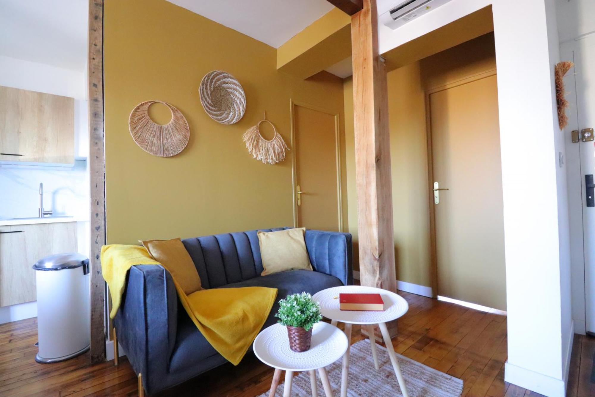 Le Boho - Charmant T3 Avec Climatisation Et Fibre Bergerac Rum bild
