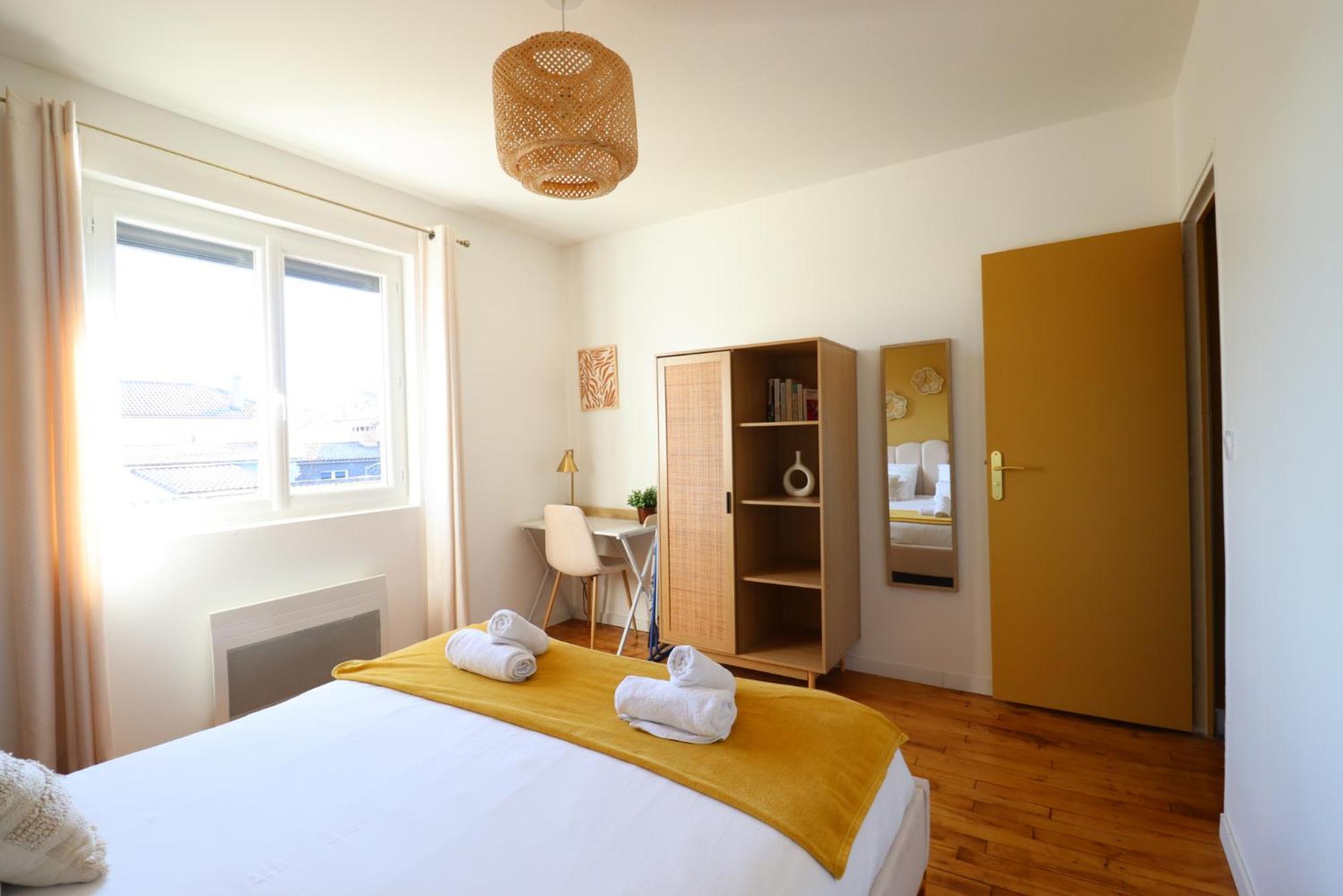 Le Boho - Charmant T3 Avec Climatisation Et Fibre Bergerac Rum bild