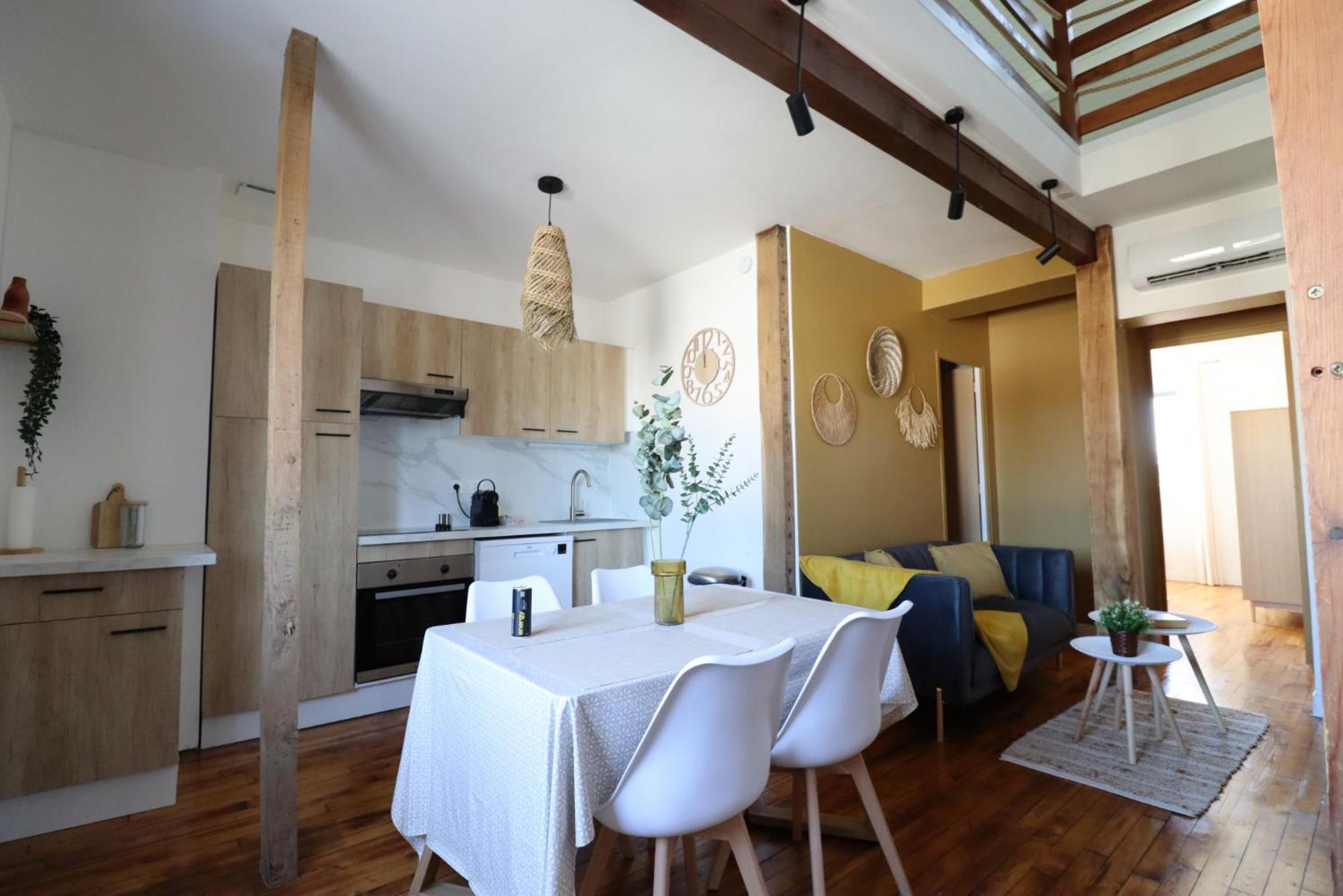 Le Boho - Charmant T3 Avec Climatisation Et Fibre Bergerac Rum bild