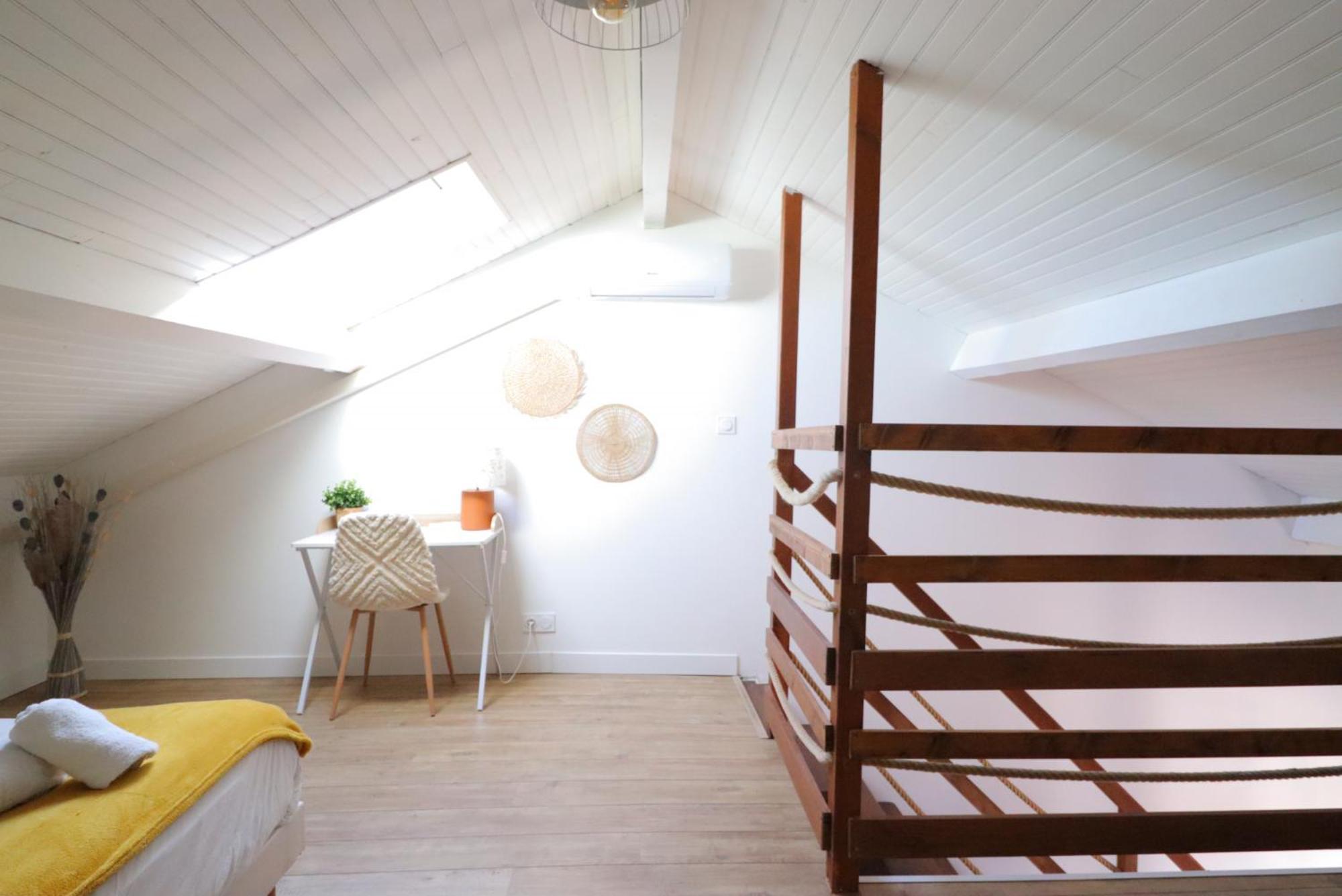 Le Boho - Charmant T3 Avec Climatisation Et Fibre Bergerac Rum bild